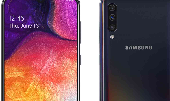 三星Galaxy A50帶有三重后置攝像頭設置4000mAh電池