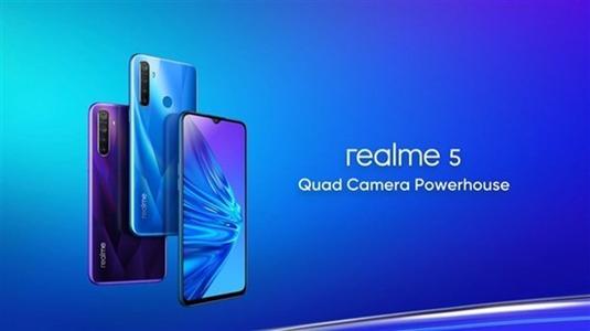 Realme 5將于明天首次發(fā)售手機將提供許多特別優(yōu)惠