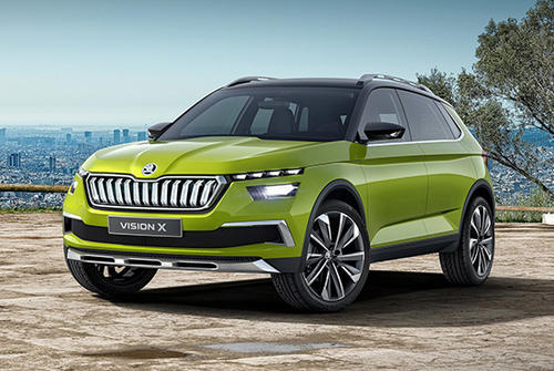 Skoda Vision X概念車(chē)與CNG混合動(dòng)力傳動(dòng)系統一起亮相