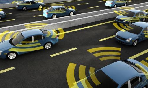 工人第一次在生產(chǎn)線(xiàn)上看到無(wú)人駕駛的車(chē)輛