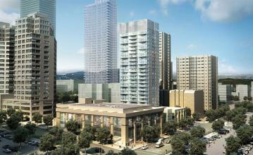 以防止由Handel Architects設計的高層建筑進(jìn)一步下降并再次支撐起來(lái)