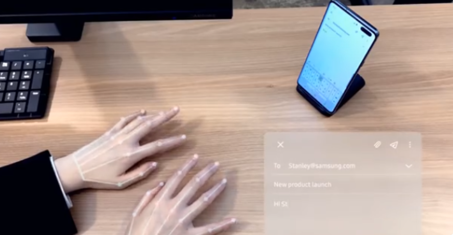 三星SelfieType是CES的無(wú)鍵盤(pán)未來(lái)的美好愿景