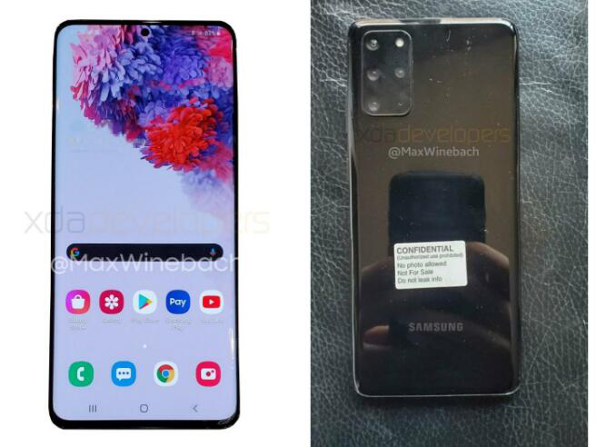 三星Galaxy S20 +設計通過(guò)真實(shí)照片展現