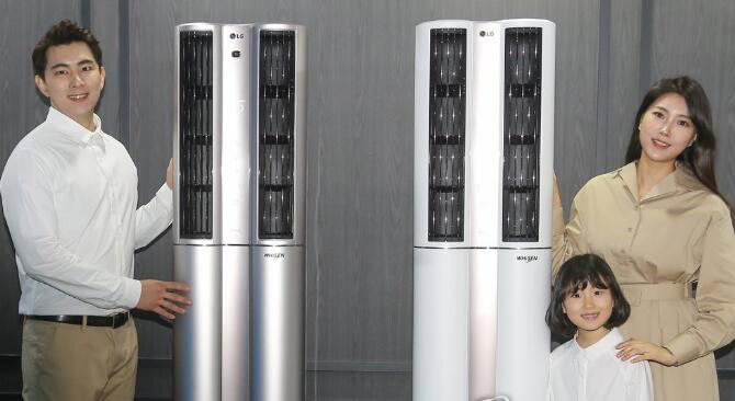 三星和LG推出具有AI功能的易于清潔功能的空調