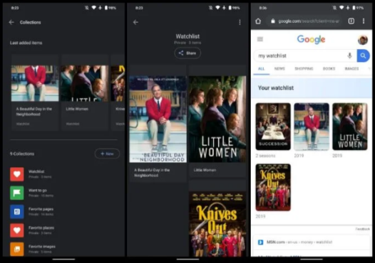 現在可以通過(guò)Google搜索關(guān)注自己喜歡的系列和電影
