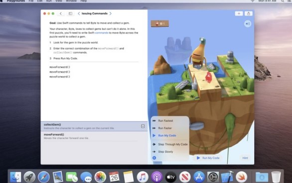 Swift Playgrounds的Catalyst版本在Mac App Store上啟動(dòng)