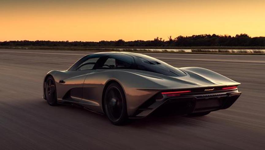 邁凱輪Speedtail超級跑車(chē)在測試中達到最高時(shí)速250mph