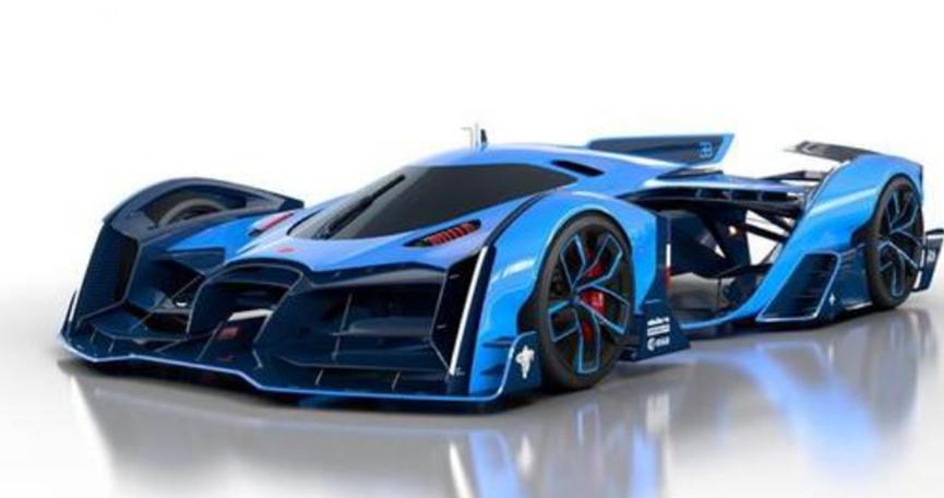布加迪Vision Le Mans設計師的概念是離子動(dòng)力的