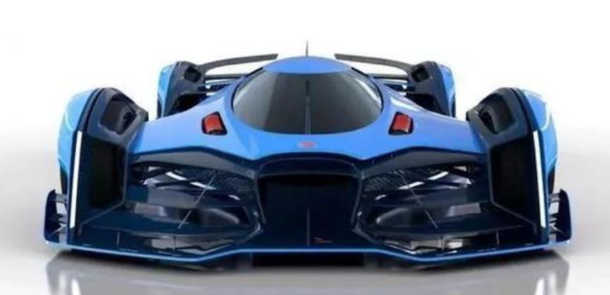 布加迪Vision Le Mans設計師的概念是離子動(dòng)力的