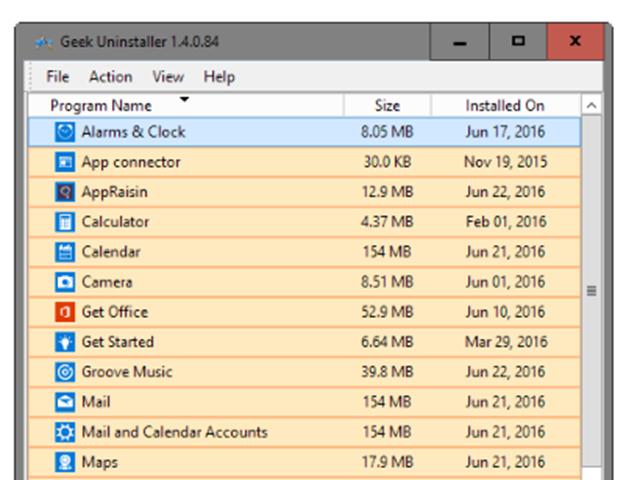 Geek卸載程序 刪除Windows應用程序