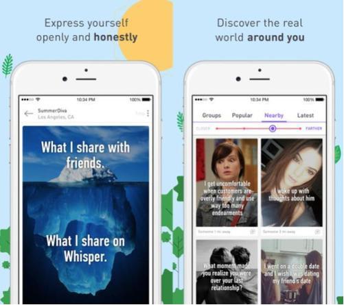 一款名為Whisper的應用程序暴露了大量與用戶(hù)個(gè)人信息有關(guān)的數據