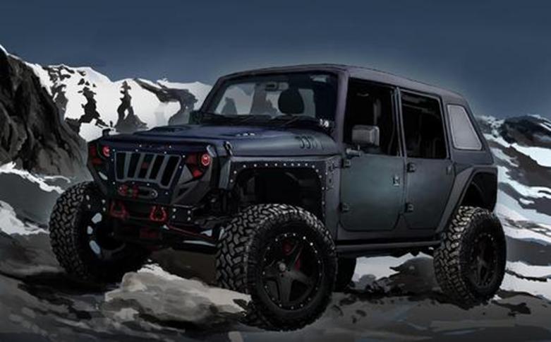 這些吉普車(chē)圖像預覽加長(cháng)切諾基為基礎的模型