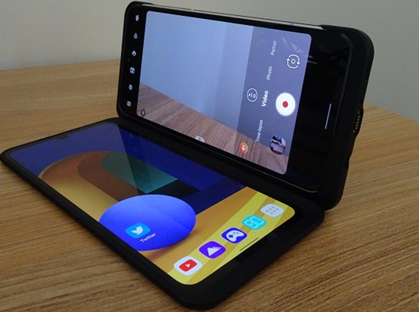 具有雙屏顯示功能的LG V60 ThinQ 5G
