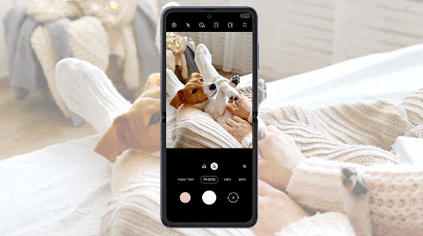 四月更新改進(jìn)了Galaxy Z翻轉相機的Flex模式