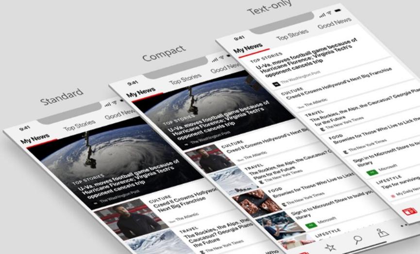 Microsoft新聞應用程序將獲得新徽標以及COVID-19新聞