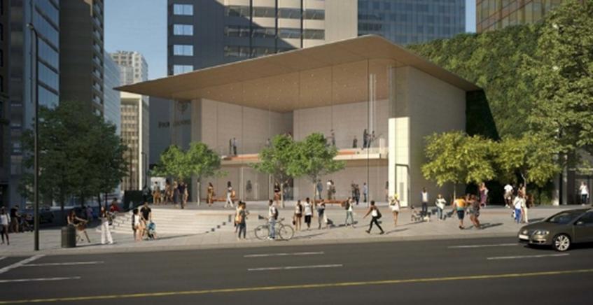 傳聞中位于溫哥華的新Apple Store商店已開(kāi)始拆除