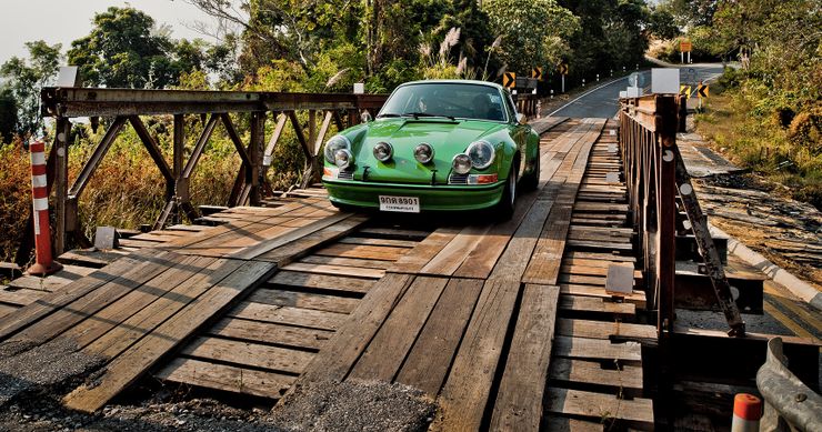 保時(shí)捷前往泰國越野，叢林駕駛