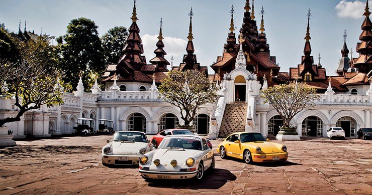 保時(shí)捷前往泰國越野，叢林駕駛