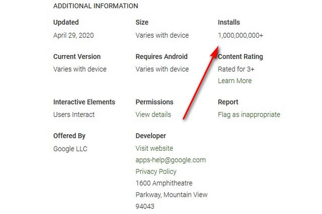 Google Messages App在Play商店安裝了10億個(gè)安裝程序
