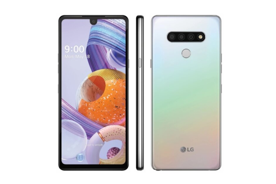 LG Stylo 6的渲染呈現淚滴狀缺口，更薄的邊框和更高的寬高比