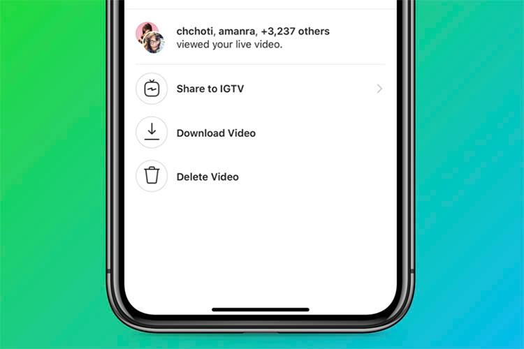 Instagram現在可讓您將直播視頻保存到IGTV