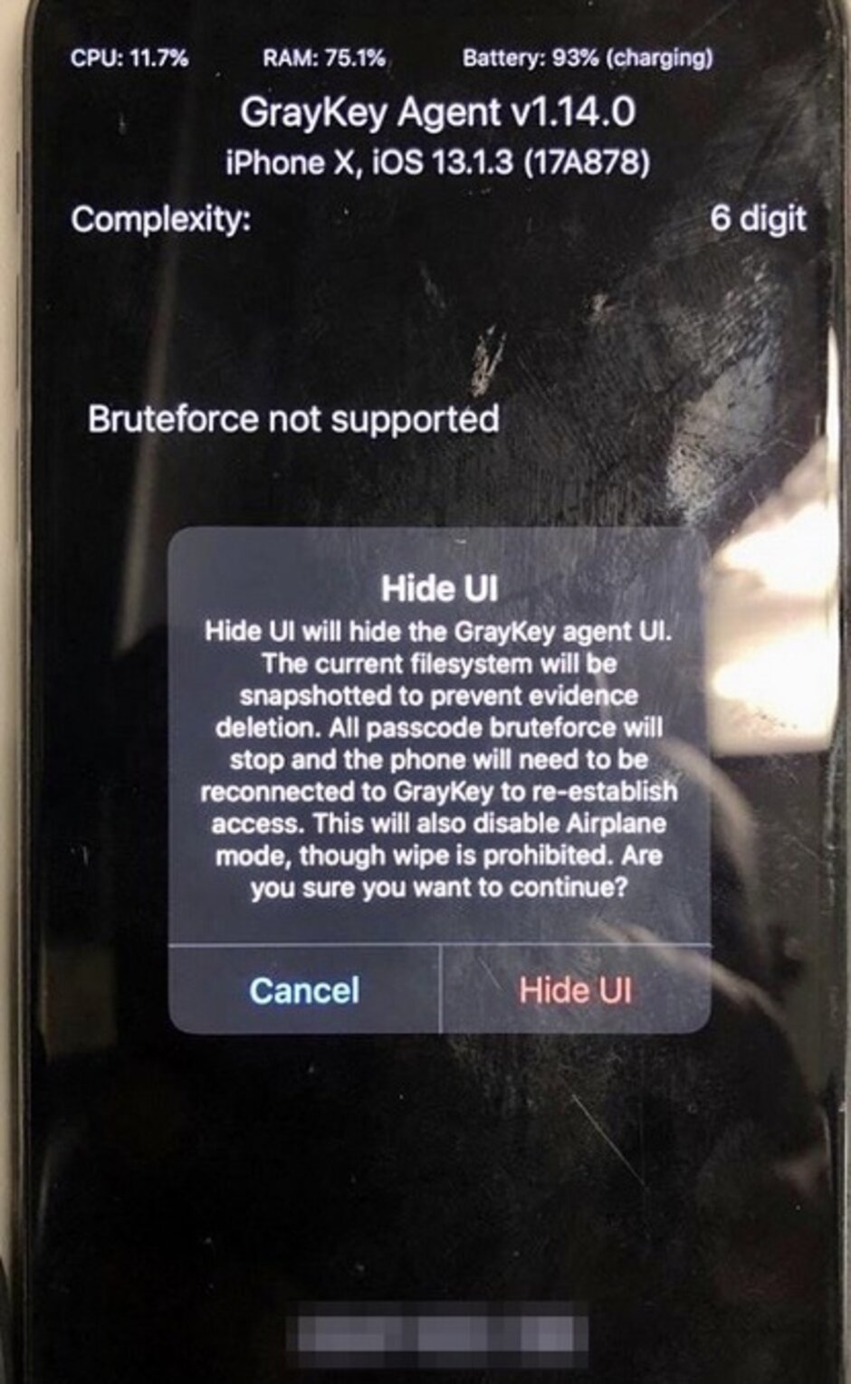 報告揭示了執法部門(mén)竊取iPhone密碼的秘密工具