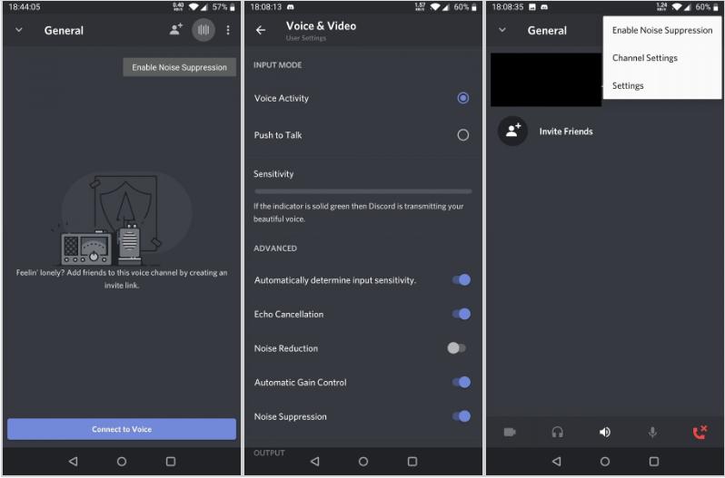 適用于A(yíng)ndroid的Discord為某些用戶(hù)推出了由Krisp支持的噪聲抑制