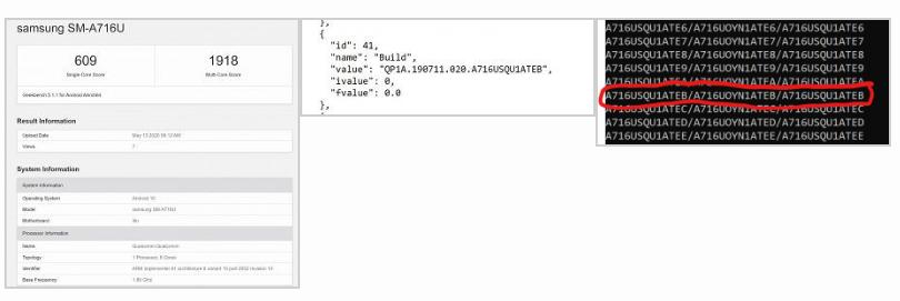 三星Galaxy A71 5G可能會(huì )通過(guò)高通Snapdragon 765進(jìn)入Verizon