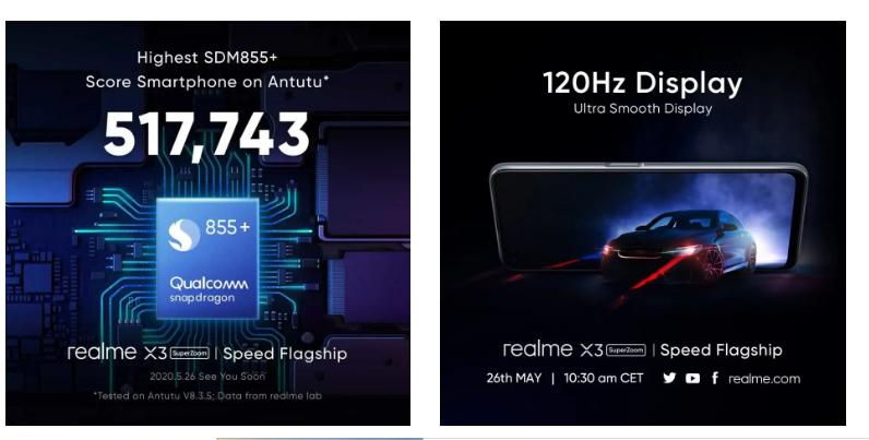 REALME X3 SUPERZOOM規格通過(guò)新預告片確認