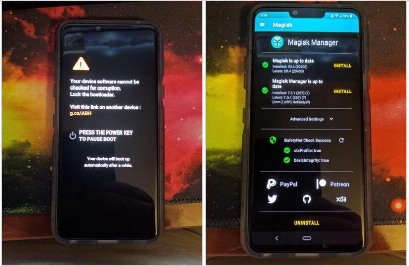 已發(fā)現Sprint LG G8 ThinQ的Bootloader解鎖方法