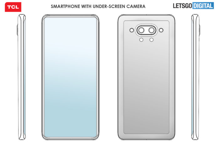 TCL擁有帶內置攝像頭的智能手機設計的專(zhuān)利