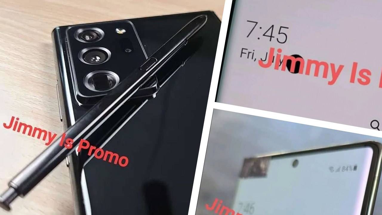 Galaxy Note 20手中的圖像顯示了早期的關(guān)鍵細節