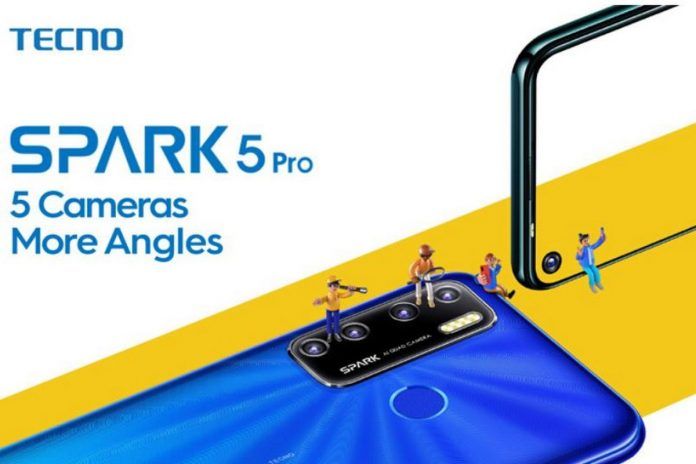 Tecno Spark 5 Pro配備5000mAh電池，四攝像頭設置在印度推出，價(jià)格為10,499盧比：功能，銷(xiāo)售