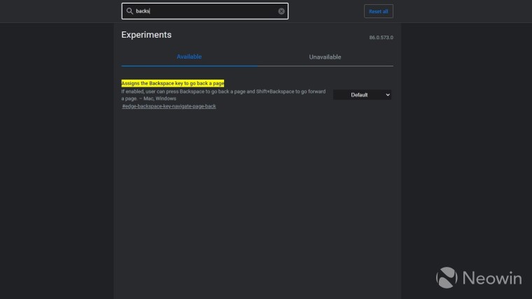 Edge Canary通過(guò)隱藏標志帶來(lái)“后退時(shí)空”快捷方式
