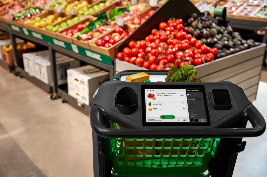 亞馬遜推出Dash Cart，帶輪功能