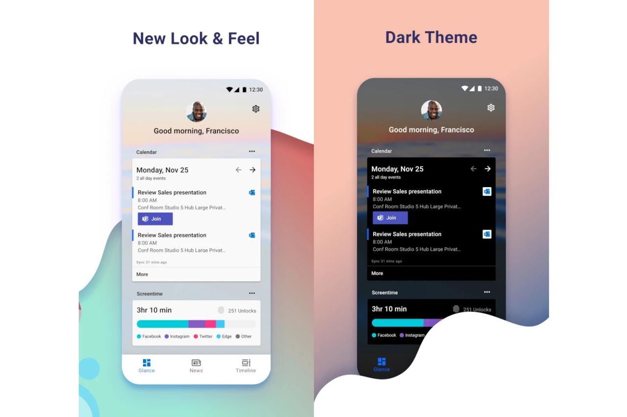 Microsoft Launcher 6.0現在向所有人推出，這是新功能