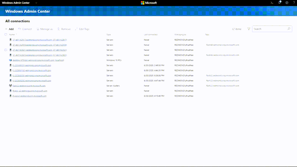 Windows Admin Center版本2007現在普遍可用
