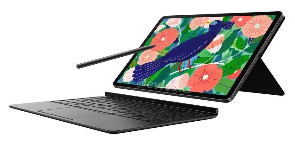 最新Galaxy Tab S7 5G泄漏列表LCD顯示，較慢的芯片組
