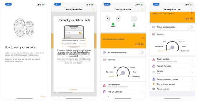 三星的Galaxy Buds Live最早出現在iOS應用中