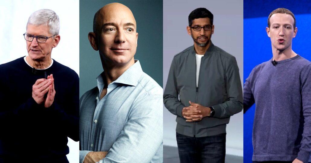 蘋(píng)果，谷歌，Facebook和亞馬遜CEO面臨明天的反托拉斯調查