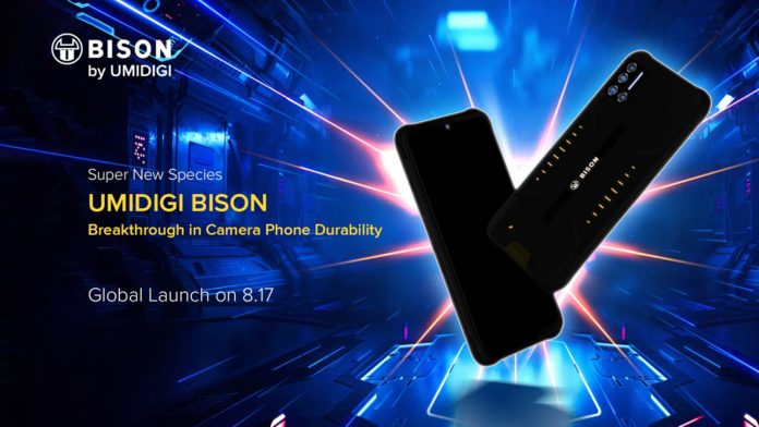 Umidigi Bison堅固的智能手機出現在新的渲染圖中，于8月17日發(fā)布