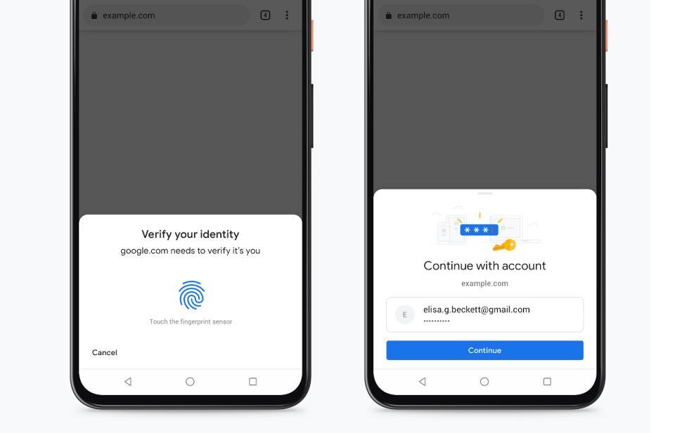 Google通過(guò)生物特征識別檢查加強了Chrome的自動(dòng)填充安全性