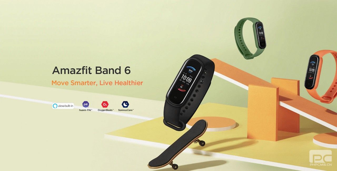 Amazfit Band 6在A(yíng)liExpress上上市–具有SPO2監控和Amazon Alexa的Mi Band 5