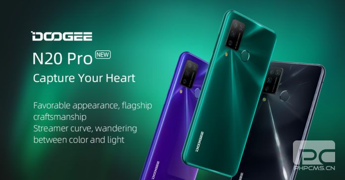 Doogee N20 Pro正式配備16MP四后置攝像頭，6.3英寸顯示屏和Helio P60 SoC，現價(jià)$ 119