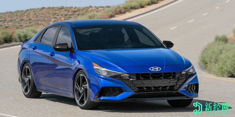 現代伊蘭特N-Line顯示出201馬力和手動(dòng)變速箱