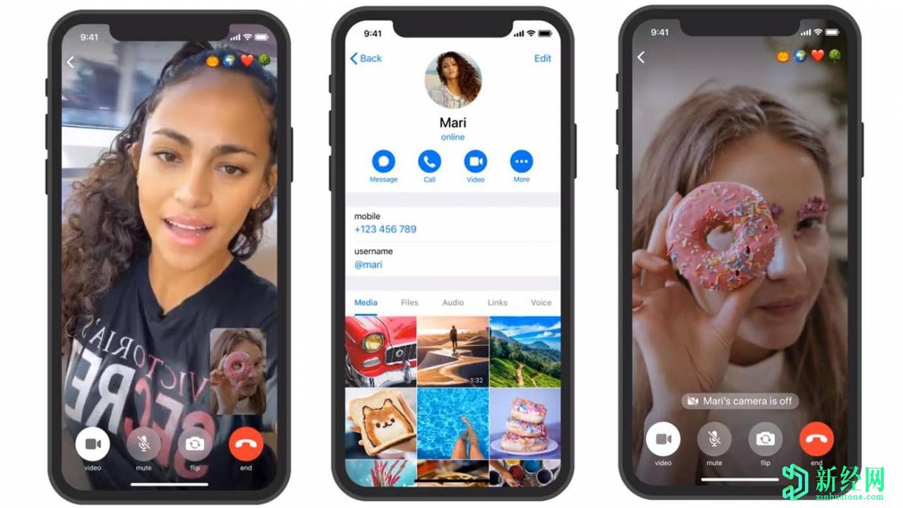 電報加密的視頻通話(huà)帶有畫(huà)中畫(huà)支持