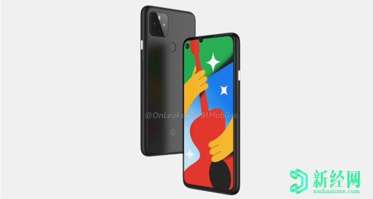 Pixel 4a 5G的渲染圖顯示了與LTE版本幾乎相同的設計