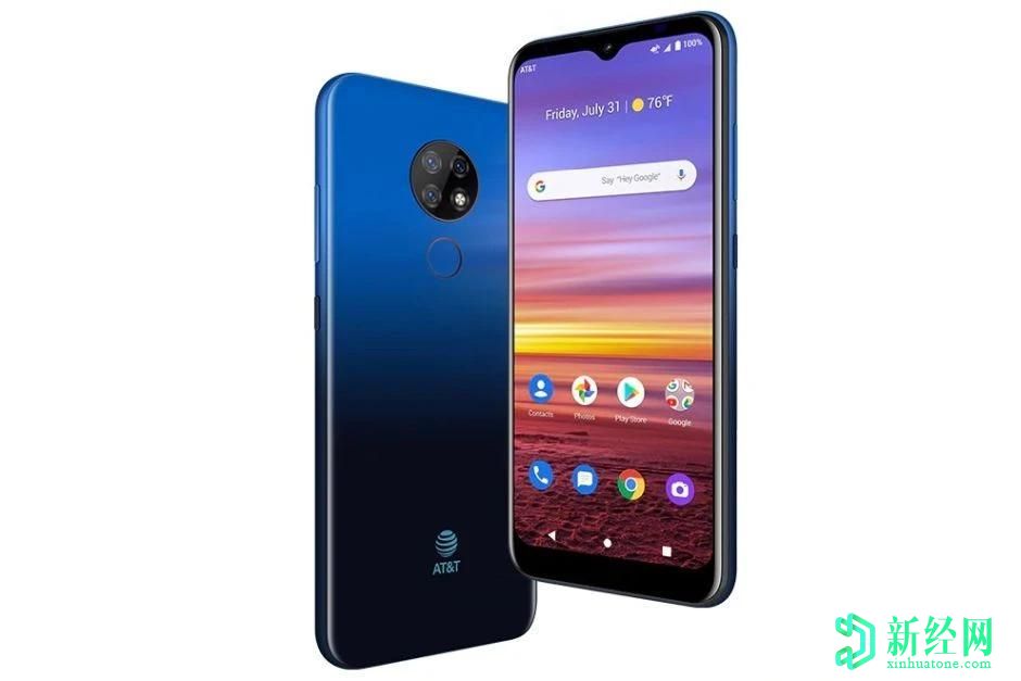 AT＆T推出一款便宜的預付費智能手機，帶有四個(gè)攝像頭和一個(gè)大電池