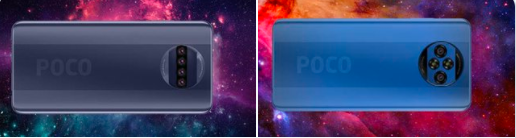 Poco公司高管發(fā)布了四款Poco X3相機設計
