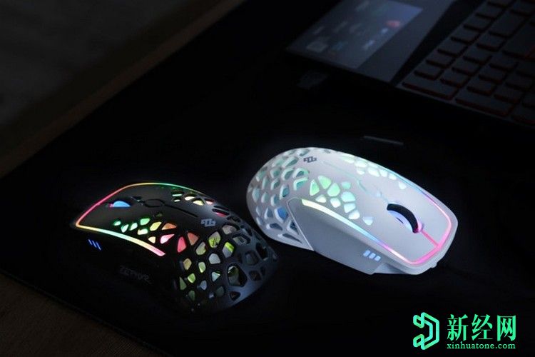 Zephyr游戲鼠標帶有內置風(fēng)扇，可確保手掌不出汗